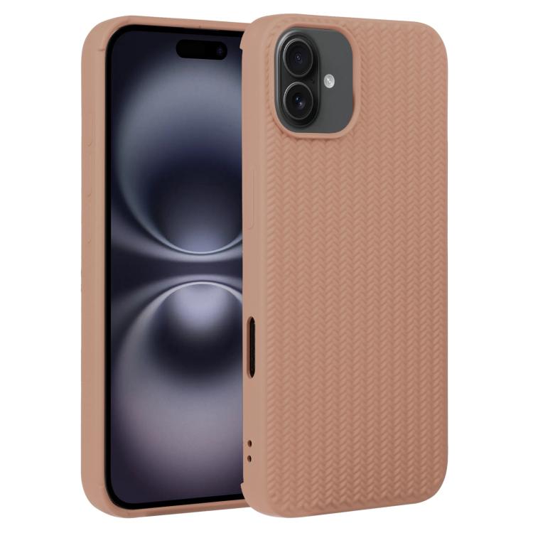 Weave Texture Silicone Phone Case, For iPhone 16, For iPhone 15 Pro Max