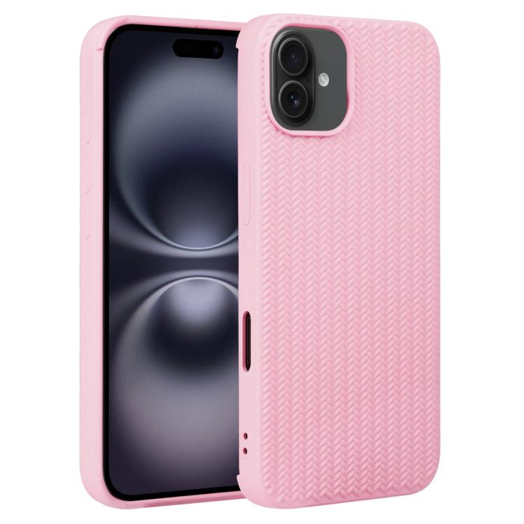 Weave Texture Silicone Phone Case, For iPhone 16, For iPhone 15 Pro Max