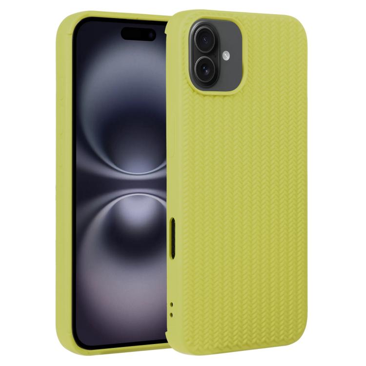 Weave Texture Silicone Phone Case, For iPhone 16, For iPhone 15 Pro Max