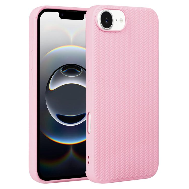 Weave Texture Silicone Phone Case, For iPhone 16e, For iPhone 16 Pro Max