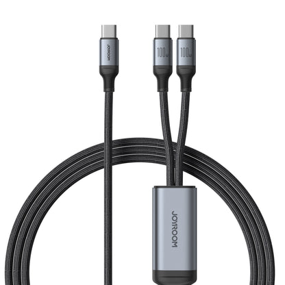 JOYROOM A21 100W Type-C to Dual Type-C 2 in 1 Charging Cable, Length: 1.5m, Type-C to Dual Type-C