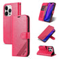 AZNS Sheepskin Texture Flip Leather Phone Case, For iPhone 17e / 16e, For iPhone 17 Pro Max, For iPhone 17 Pro, For iPhone 17, For iPhone Air, For iPhone 16 Pro Max, For iPhone 16 Pro, For iPhone 15 Pro Max
