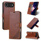 AZNS Sheepskin Texture Flip Leather Phone Case, For iPhone 17e / 16e, For iPhone 17 Pro Max, For iPhone 17 Pro, For iPhone 17, For iPhone Air, For iPhone 16 Pro Max, For iPhone 16 Pro, For iPhone 15 Pro Max