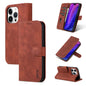 AZNS Skin Feel Calf Texture Flip Leather Phone Case, For iPhone 15 Pro, For iPhone 15 Plus, For iPhone 15