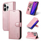 AZNS Skin Feel Calf Texture Flip Leather Phone Case, For iPhone 15 Pro, For iPhone 15 Plus, For iPhone 15