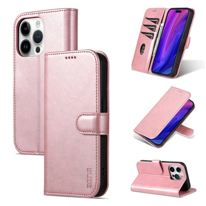 AZNS Skin Feel Calf Texture Flip Leather Phone Case, For iPhone 17 Pro, For iPhone 17, For iPhone Air, For iPhone 15 Pro Max