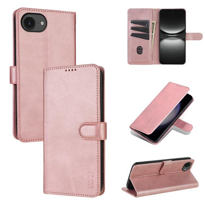 AZNS Skin Feel Calf Texture Flip Leather Phone Case, For iPhone 18 Pro, For iPhone 18 Pro Max, For iPhone 17e / 16e, For iPhone 17 Pro Max