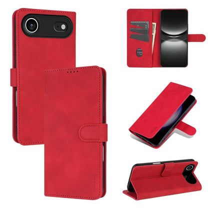 AZNS Skin Feel Calf Texture Flip Leather Phone Case, For iPhone 17 Pro, For iPhone 17, For iPhone Air, For iPhone 15 Pro Max