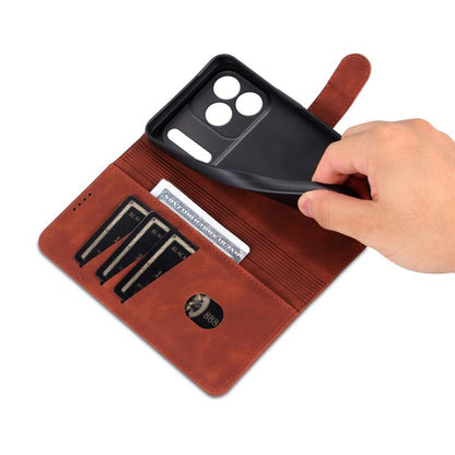 AZNS Skin Feel Calf Texture Flip Leather Phone Case, For iPhone 18 Pro, For iPhone 18 Pro Max, For iPhone 17e / 16e, For iPhone 17 Pro Max