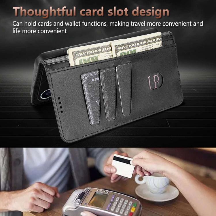 AZNS Skin Feel Calf Texture Flip Leather Phone Case, For iPhone 18 Pro, For iPhone 18 Pro Max, For iPhone 17e / 16e, For iPhone 17 Pro Max
