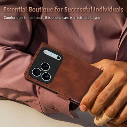 AZNS Skin Feel Calf Texture Flip Leather Phone Case, For iPhone 18 Pro, For iPhone 18 Pro Max, For iPhone 17e / 16e, For iPhone 17 Pro Max