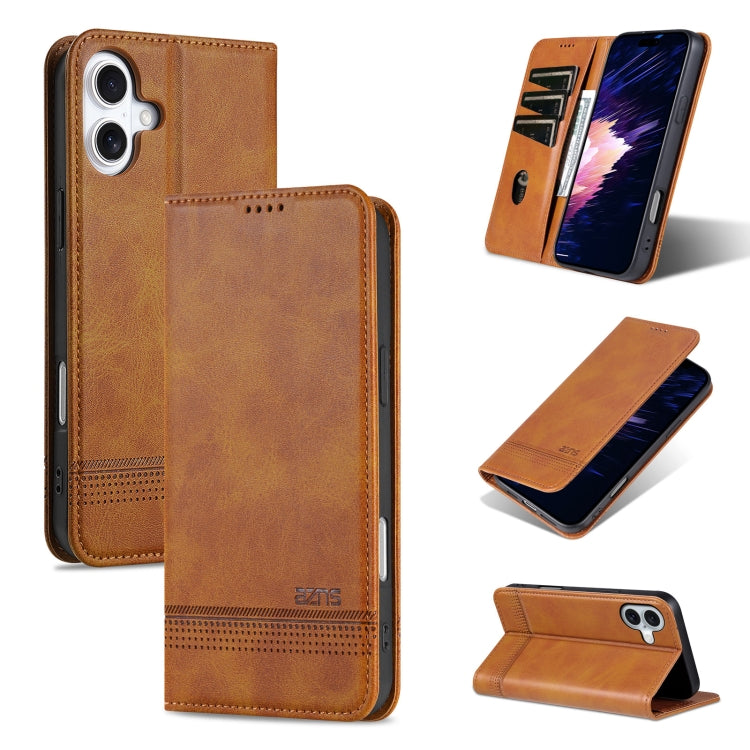 AZNS Magnetic Calf Texture Flip Leather Phone Case
