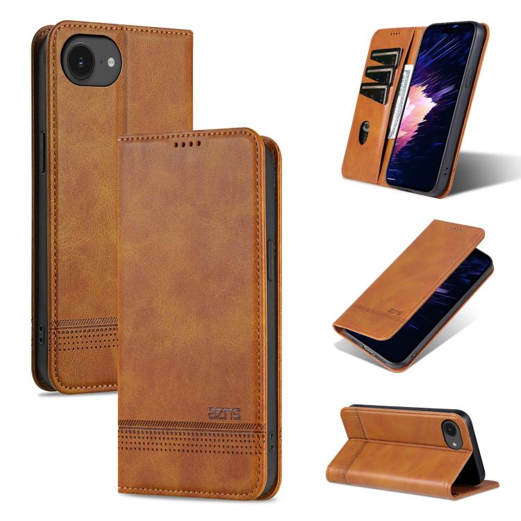AZNS Magnetic Calf Texture Flip Leather Phone Case