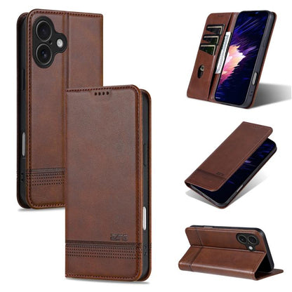 AZNS Magnetic Calf Texture Flip Leather Phone Case