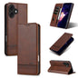 AZNS Magnetic Calf Texture Flip Leather Phone Case, For iPhone 17 Pro, For iPhone 17, For iPhone Air, For iPhone 16 Pro Max