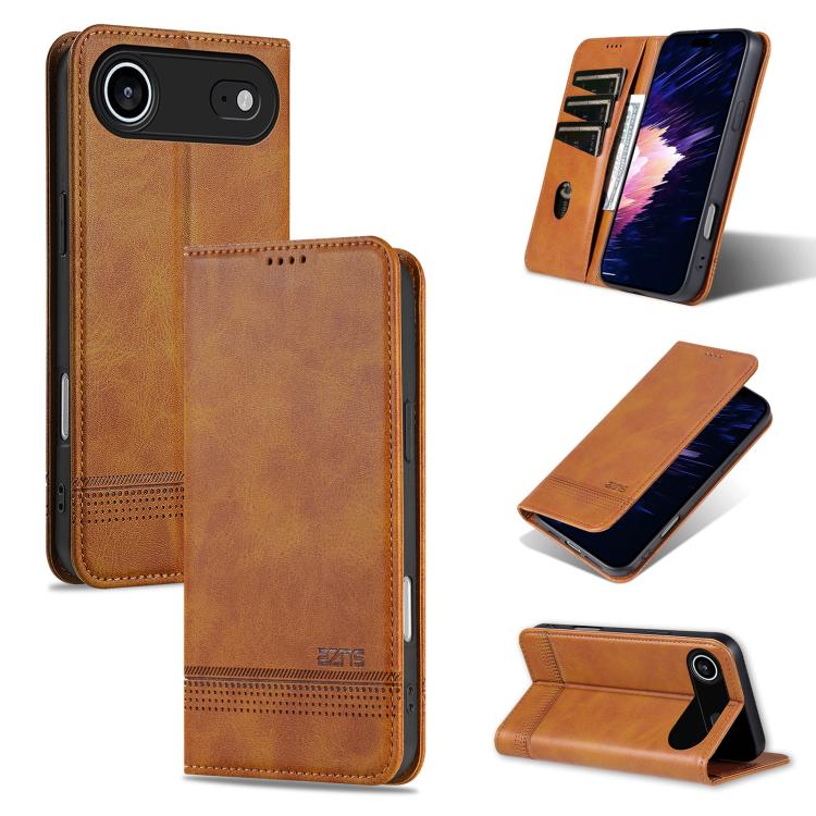 AZNS Magnetic Calf Texture Flip Leather Phone Case