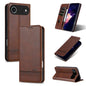 AZNS Magnetic Calf Texture Flip Leather Phone Case, For iPhone Air, For iPhone 16 Pro Max, For iPhone 16 Pro, For iPhone 16 Plus