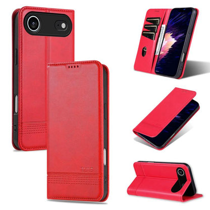 AZNS Magnetic Calf Texture Flip Leather Phone Case