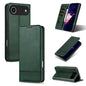 AZNS Magnetic Calf Texture Flip Leather Phone Case, For iPhone Air, For iPhone 16 Pro Max, For iPhone 16 Pro, For iPhone 16 Plus
