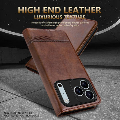 AZNS Magnetic Calf Texture Flip Leather Phone Case