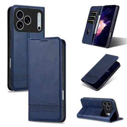 AZNS Magnetic Calf Texture Flip Leather Phone Case