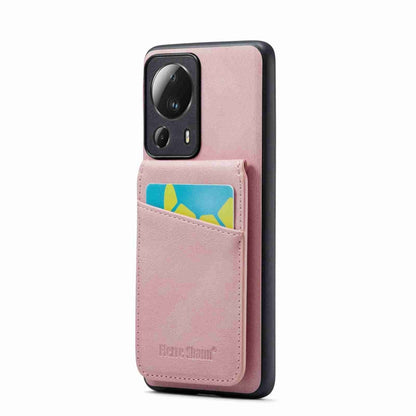 Fierre Shann Crazy Horse Card Holder Back Cover PU Phone Case, For Xiaomi Redmi 12C / 11A, For Xiaomi 13 Lite, For Xiaomi 13 Pro
