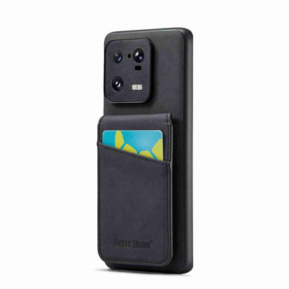 Fierre Shann Crazy Horse Card Holder Back Cover PU Phone Case, For Xiaomi Redmi 12C / 11A, For Xiaomi 13 Lite, For Xiaomi 13 Pro