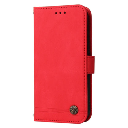 Skin Feel Life Tree Metal Button Leather Phone Case, Series 1