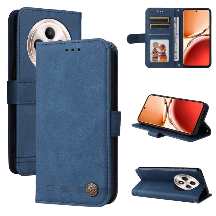 Skin Feel Life Tree Metal Button Leather Phone Case, Series 1
