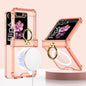 GKK MagSafe Airbag Hinge Shockproof Phone Case with Ring Holder, For Samsung Galaxy Z Flip6 / Flip7 FE, For Samsung Galaxy Z Flip5