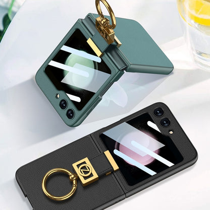 GKK Ultra-thin Z Ring Holder Leather Phone Case