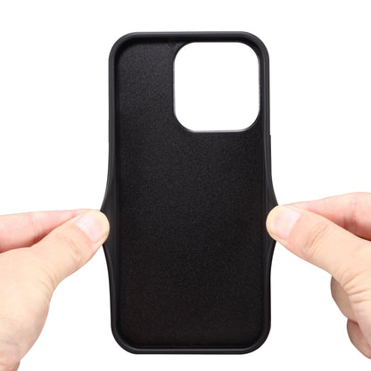 Denior PU Single Card Slot Holder Phone Case, For iPhone 15 Pro Max, For iPhone 15 Pro, For iPhone 15 Plus, For iPhone 15