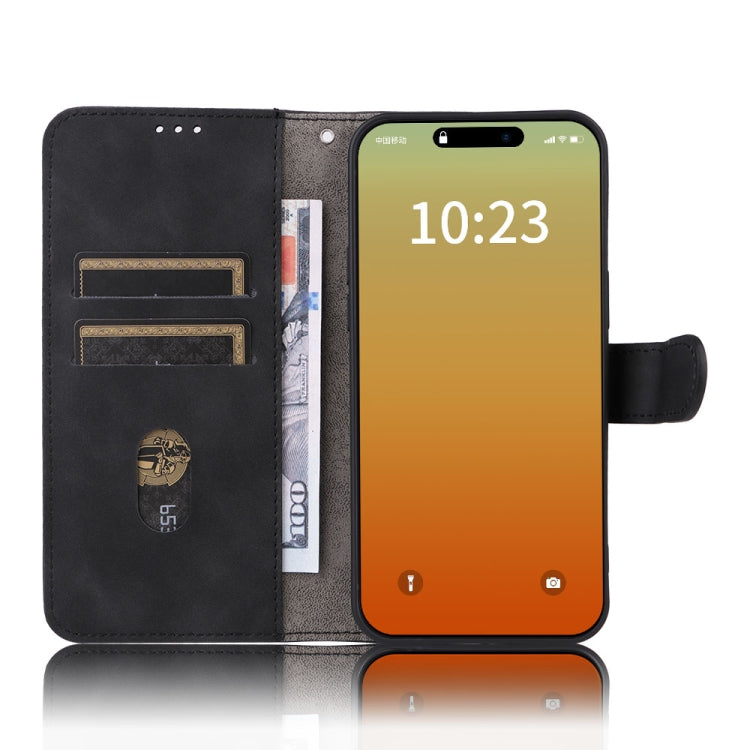 Skin Feel Magnetic Flip Leather Phone Case