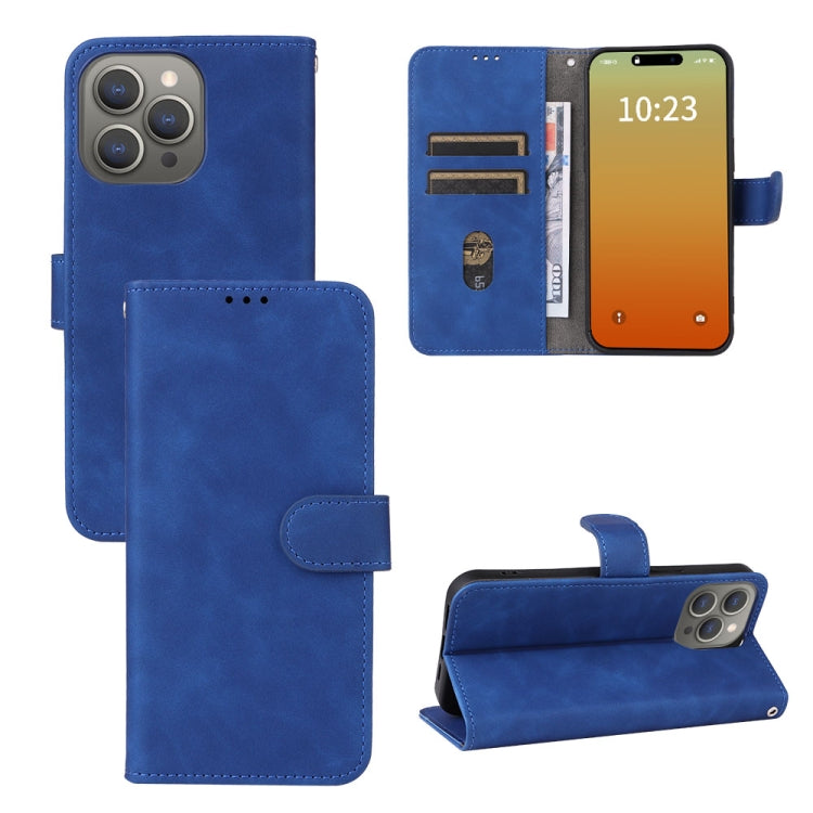 Skin Feel Magnetic Flip Leather Phone Case