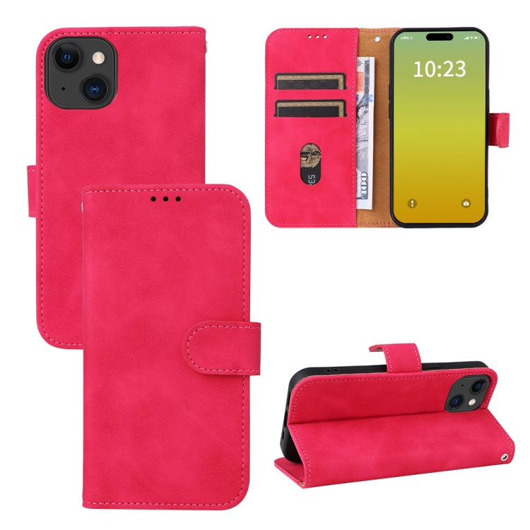 Skin Feel Magnetic Flip Leather Phone Case