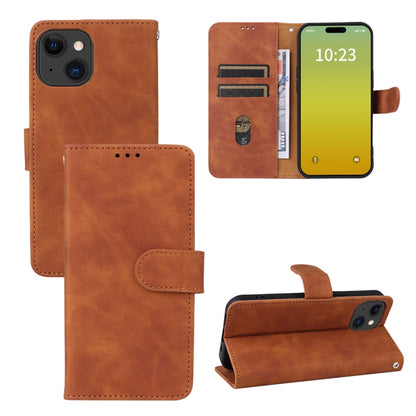 Skin Feel Magnetic Flip Leather Phone Case