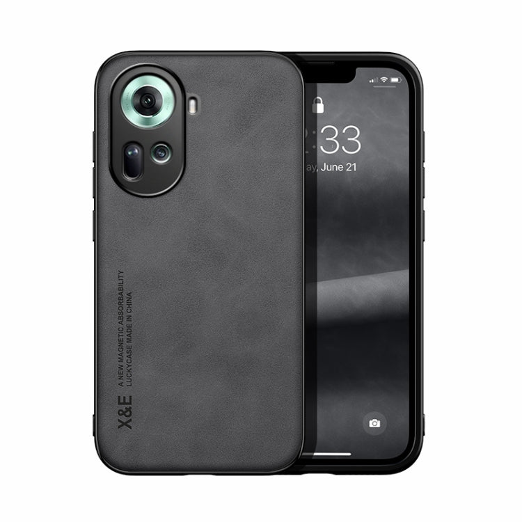 Skin Feel Magnetic Leather Back Phone Case, For OPPO Reno12 F 5G, For OPPO A60, For OPPO Reno11 F 5G Global, For OPPO Reno11 5G Global, For OPPO A2, For OPPO Reno10 / Reno10 Pro Global