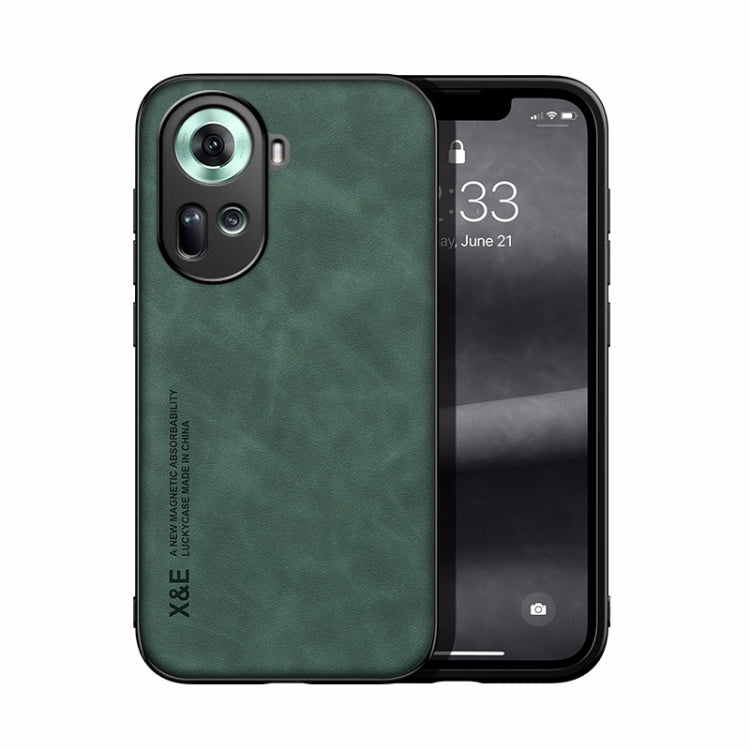 Skin Feel Magnetic Leather Back Phone Case, For OPPO Reno12 F 5G, For OPPO A60, For OPPO Reno11 F 5G Global, For OPPO Reno11 5G Global, For OPPO A2, For OPPO Reno10 / Reno10 Pro Global