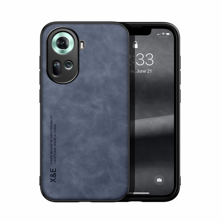 Skin Feel Magnetic Leather Back Phone Case, For OPPO Reno12 F 5G, For OPPO A60, For OPPO Reno11 F 5G Global, For OPPO Reno11 5G Global, For OPPO A2, For OPPO Reno10 / Reno10 Pro Global