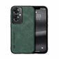 Skin Feel Magnetic Leather Back Phone Case