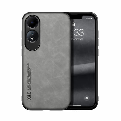 Skin Feel Magnetic Leather Back Phone Case, Series 1