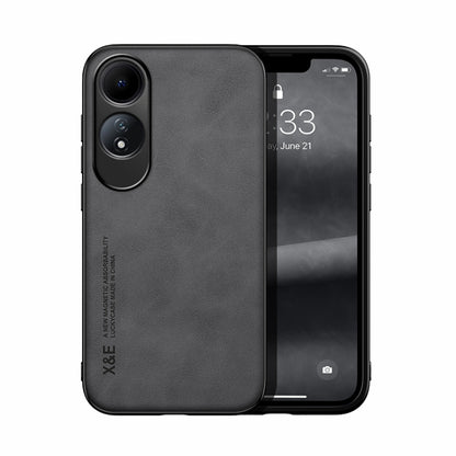 Skin Feel Magnetic Leather Back Phone Case, For OPPO Reno12 F 5G, For OPPO A60, For OPPO Reno11 F 5G Global, For OPPO Reno11 5G Global, For OPPO A2, For OPPO Reno10 / Reno10 Pro Global
