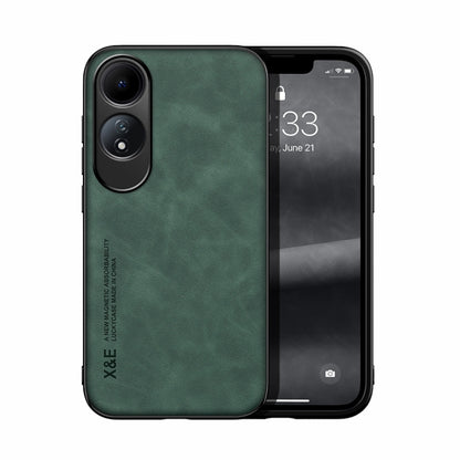 Skin Feel Magnetic Leather Back Phone Case, For OPPO Reno12 F 5G, For OPPO A60, For OPPO Reno11 F 5G Global, For OPPO Reno11 5G Global, For OPPO A2, For OPPO Reno10 / Reno10 Pro Global
