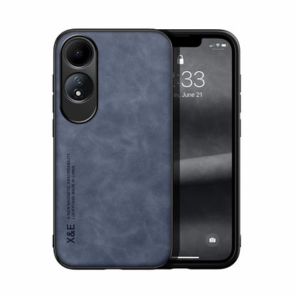 Skin Feel Magnetic Leather Back Phone Case, For OPPO Reno12 F 5G, For OPPO A60, For OPPO Reno11 F 5G Global, For OPPO Reno11 5G Global, For OPPO A2, For OPPO Reno10 / Reno10 Pro Global