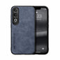 Skin Feel Magnetic Leather Back Phone Case