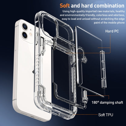 Crystal Clear Flip Card Slot Phone Case