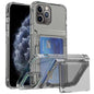 Crystal Clear Flip Card Slot Phone Case