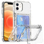 Crystal Clear Flip Card Slot Phone Case