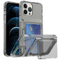 Crystal Clear Flip Card Slot Phone Case