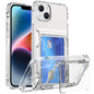 Crystal Clear Flip Card Slot Phone Case